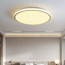 Modern metallic rim led ceiling lights living room diffused lighting