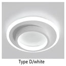 Modern minimalist black & white led ceiling lights bedroom living room