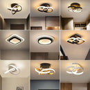 Modern minimalist black & white led ceiling lights bedroom living room