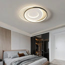 Modern rectangular white led ceiling lights for living room