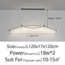 DecorBites™ LED Ceiling Lights White Black Infinite Dimming Home Lighting Fixtures