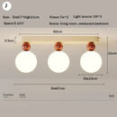 Modern cream led ceiling moon wall lamp bedroom lighting fixture
