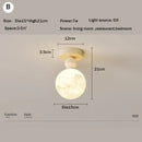 Modern cream led ceiling moon wall lamp bedroom lighting fixture