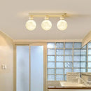 Modern cream led ceiling moon wall lamp bedroom lighting fixture
