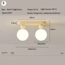 Modern cream led ceiling moon wall lamp bedroom lighting fixture