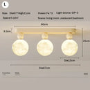 Modern cream led ceiling moon wall lamp bedroom lighting fixture