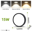 Adjustable black & white led ceiling spot for kitchen lighting