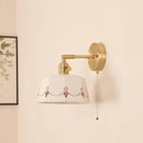 DecorBites™ LED Ceramic Wall Lamp - Pull Chain Switch, Rotating Up Down Light
