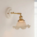 DecorBites™ LED Ceramic Wall Lamp with Copper Arm for Bedroom Bathroom Mirror