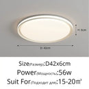 Modern white rectangular led chandelier for living room soft light