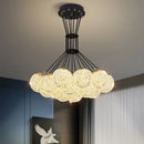 Modern cloud crystal led chandelier ceiling lamp for bedroom decor