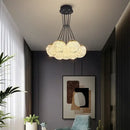 Modern cloud crystal led chandelier ceiling lamp for bedroom decor