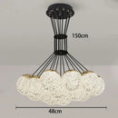 Modern cloud crystal led chandelier ceiling lamp for bedroom decor