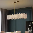 Modern gold led chandelier ceiling lamp for living room