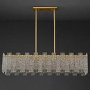 Modern gold led chandelier ceiling lamp for living room