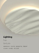 Modern mirrored ring led chandelier ceiling light for living room
