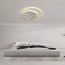Modern mirrored ring led chandelier ceiling light for living room