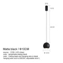 Modern chrome decorbites led chandelier bedroom spherical pendant light
