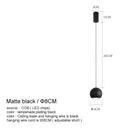 Modern chrome decorbites led chandelier bedroom spherical pendant light