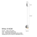 Modern chrome decorbites led chandelier bedroom spherical pendant light