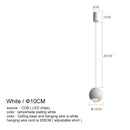 Modern chrome decorbites led chandelier bedroom spherical pendant light