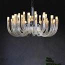 DecorBites™ LED Chandelier for Bedroom: Modern Ceiling Pendant Lamp Lighting Fixture