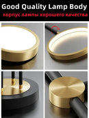 Modern gold & black decorbites led chandelier dining room light