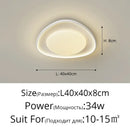 Modern minimalist white led chandelier kitchen island lighting