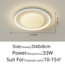 Modern minimalist white led chandelier kitchen island lighting