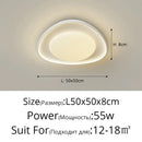 Modern minimalist white led chandelier kitchen island lighting