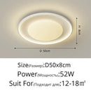 Modern minimalist white led chandelier kitchen island lighting