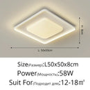 Modern minimalist white led chandelier kitchen island lighting