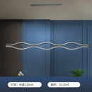 Modern wavy gold decorbites led chandelier dining room pendant light