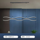 Modern wavy gold decorbites led chandelier dining room pendant light