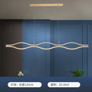 Modern wavy gold decorbites led chandelier dining room pendant light