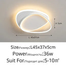 Modern white double ring led chandelier for living room glow
