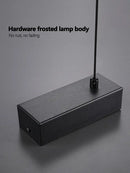 Minimalist black linear decorbites led chandelier dining room light