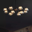 Modern minimalist black decorbites led chandelier dining room light