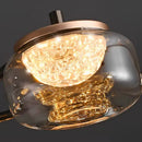 Modern minimalist black decorbites led chandelier dining room light