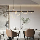 Modern minimalist black decorbites led chandelier for office