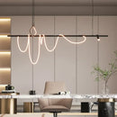 Modern minimalist black decorbites led chandelier for office