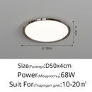 Modern chrome three circle led chandelier living room light
