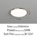 Modern chrome three circle led chandelier living room light