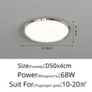 Modern chrome three circle led chandelier living room light