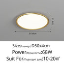 Modern chrome three circle led chandelier living room light