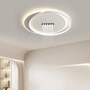 Modern black & white led chandelier lights living room spotlight