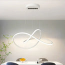 Modern black & white led chandelier lights living room spotlight