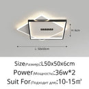Modern black & white led chandelier lights living room spotlight