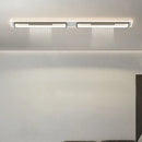 Modern minimalist black & white led chandelier lights living room