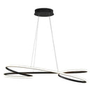 Modern black & white decorbites led chandelier dining room light